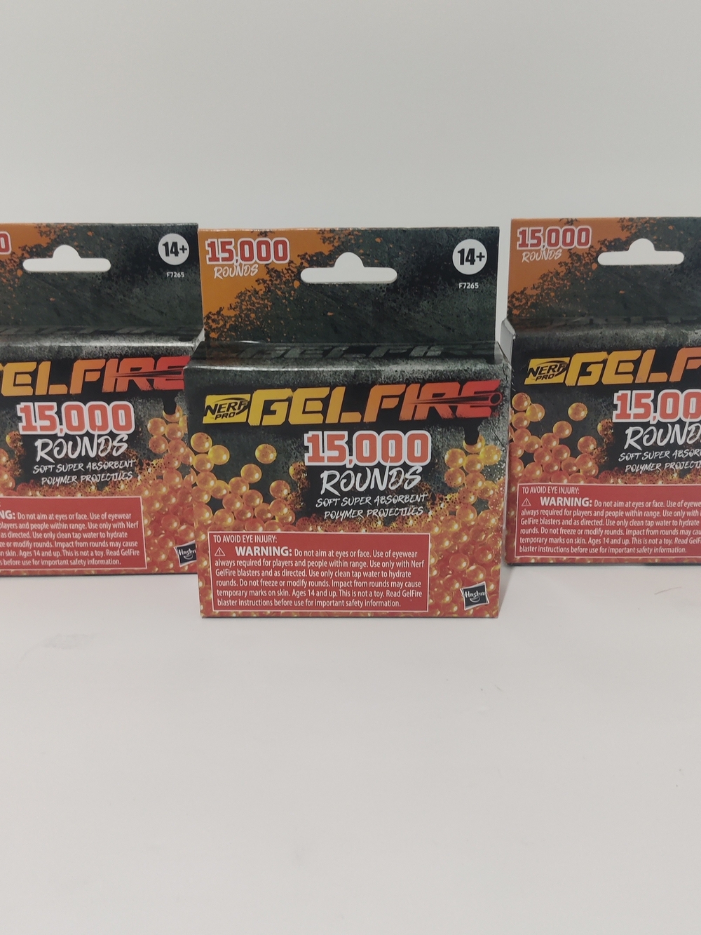 Nerf Pro Gelfire Refill Gelfire Rounds For Nerf Pro Gel Fire NIB Lot Of 3 15,000